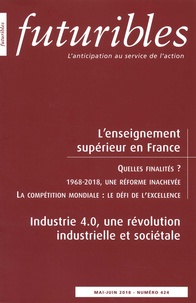 Hugues de Jouvenel - Futuribles N° 424, mai-juin 2018 : L'enseignement supérieur en france.