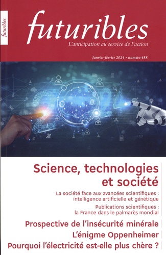 Futuribles N° 458, janvier-février 2024 Science, technologies et sociétés