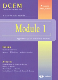 G Bouche et G Defossez - Module 1 : Apprentissage de l'exercice médical.