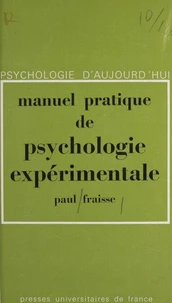 Manuel pratique de psychologie expérimentale