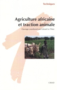 G Le Thieg - Agriculture africaine et traction animale.