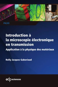 Introduction à la microscopie électronique en transmission