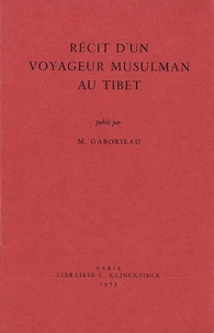 Recit D'Un Voyageur Musulman Au Tibet