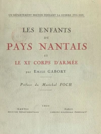 Les enfants du Pays nantais et le XIe Corps d'armée
