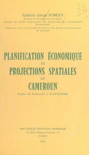 Planification économique et projections spatiales au Cameroun