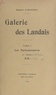 Gabriel Cabannes et Henri Manuel - Galerie des Landais (1). Les parlementaires. (1re partie : A-H).