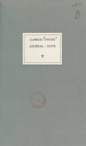 Journal (2). Suite