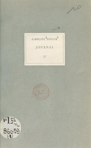 Gabriel Dheur - Journal.