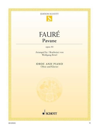 Gabriel Fauré - Pavane - op. 50. oboe and piano..