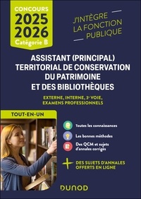 Gabriel Feraud et Valérie Schietecatte - Concours Assistant (principal) territorial de conservation du patrimoine et des bibliothèques - 2025 - Tout en un - Concours 2025.