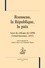 Rousseau, la République, la paix. Actes du colloque du GIPRI (Grand-Saconnex, 2012)