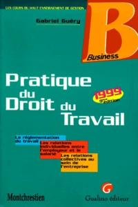 Pratique Du Droit Du Travail. 9eme Edition, 1999