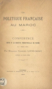 La politique française au Maroc