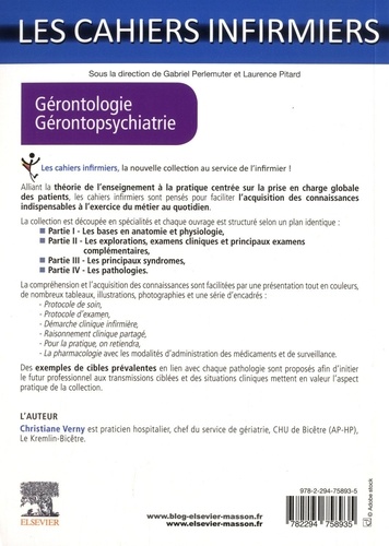 Gérontologie Gérontopsychiatrie. Soins Infirmiers