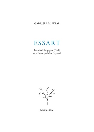 Gabriela Mistral - Essart.