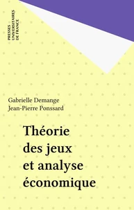 Théorie des jeux et analyse économique