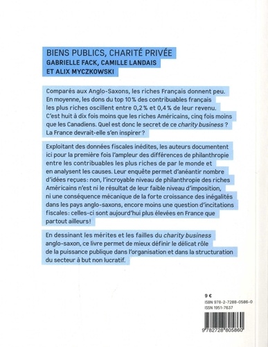 Biens public, charité privée. Comment l'Etat peut-il réguler le Charity Business ?