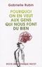 Gabrielle Rubin - Pourquoi on en veut aux gens qui nous font du bien - La haine de la dette.