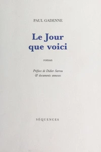 Le jour que voici