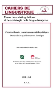 Construction des connaissances sociolinguistiques