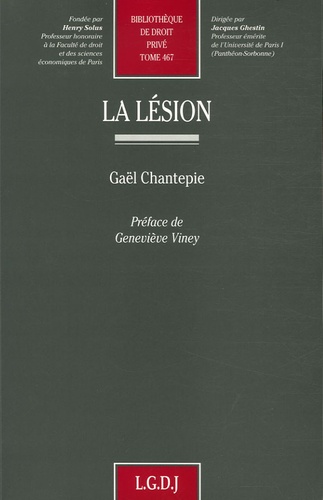 Gaël Chantepie - La lésion.