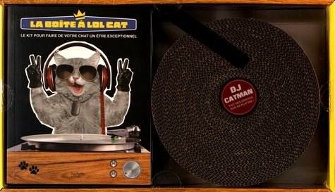 Gaël Le Neillon - La boîte à LOL Cat - Contient : 1 livre de projets et 1 griffoir en platine DJ.