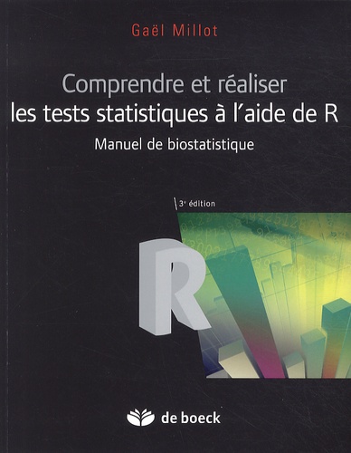 Comprendre et réaliser les tests statistiques à l'aide de R. Manuel de biostatistique 3e édition