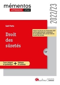 Gaël Piette - Droit des sûretés.