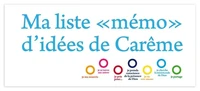 Mémo de Carême 30 ans et +  - Lot de 10