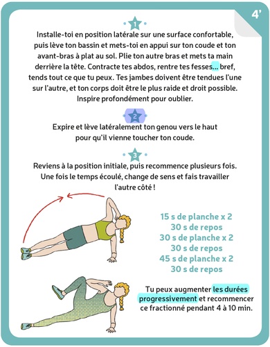 Fitness. Avec 52 cartes