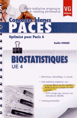 Gaëlle Fouque - Biostatistiques UE 4 - Optimisé pour Paris 6.
