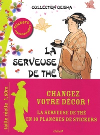Gaëlle Junius - La serveuse de thé - Stickers repositionnables.