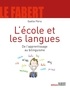 Gaëlle Pério - L'école et les langues - De l'apprentissage au bilinguisme.