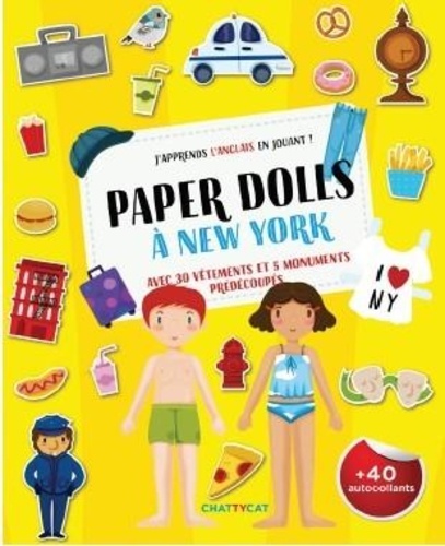 Paper dolls à New York. J'apprends l'anglais en jouant !
