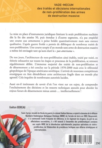 Vade-mecum des traités et décisions internationales de non-prolifération des armes de destruction massive