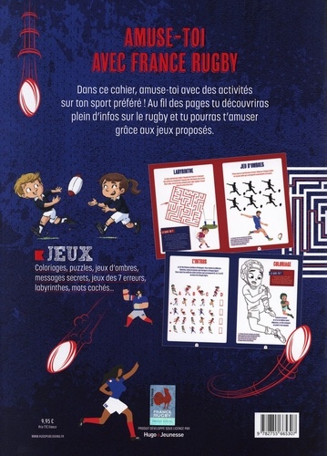 Cahier d'activités et de jeux France Rugby