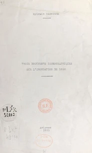 Trois documents iconographiques sur l'inondation de 1856