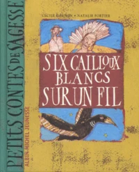 Six cailloux blancs sur un fil