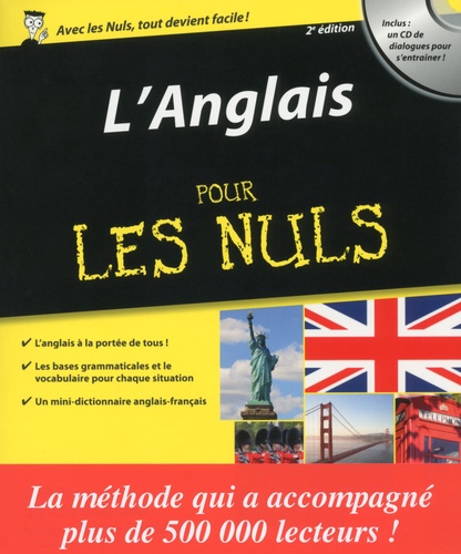 L'Anglais pour les Nuls 2e édition -  avec 1 CD audio