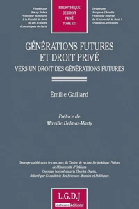 Générations futures et droit privé