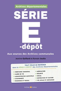 Archives départementales : série E-Dépôt