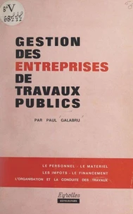 Gestion des entreprises de travaux publics