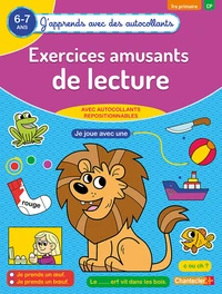 Exercices amusants de lecture 1re primaire CP 6-7 ans