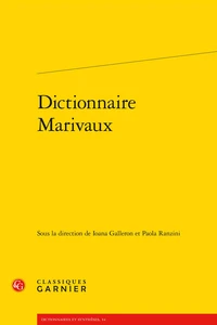 Dictionnaire Marivaux