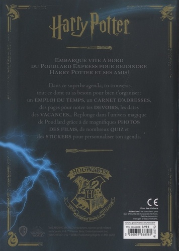 Agenda Harry Potter. Avec des quiz et des stickers  Edition 2020-2021