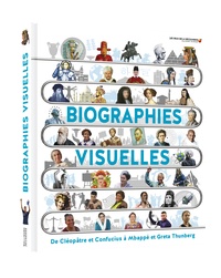  Gallimard Jeunesse - Biographies visuelles - De Cléopâtre et Confucius à Mbappé et Greta Thunberg.