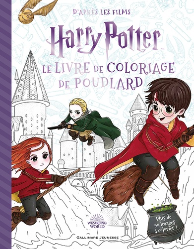 Harry Potter Le Livre de coloriage de Poudlard de Gallimard