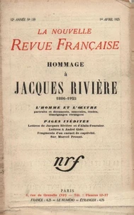 Hommage à Jacques Rivière