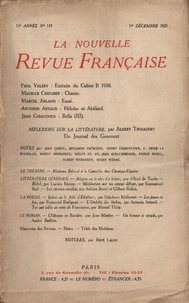  Gallimard - La Nouvelle Revue Française (1908-1943) N° 147 décembre 1925 : .