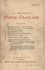 La Nouvelle Revue Française (1908-1943) N° 15 mars 1910